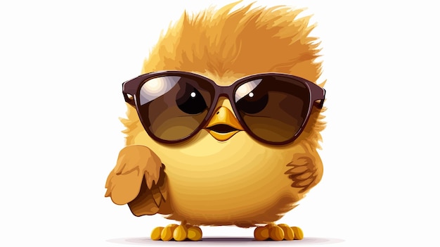 Cute Baby Chick Cartoon Character