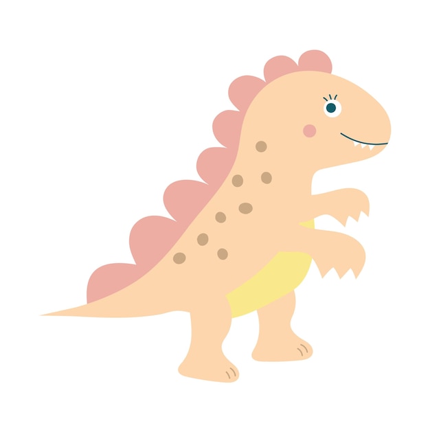 Cute baby dinosaur Prehistoric cartoon character