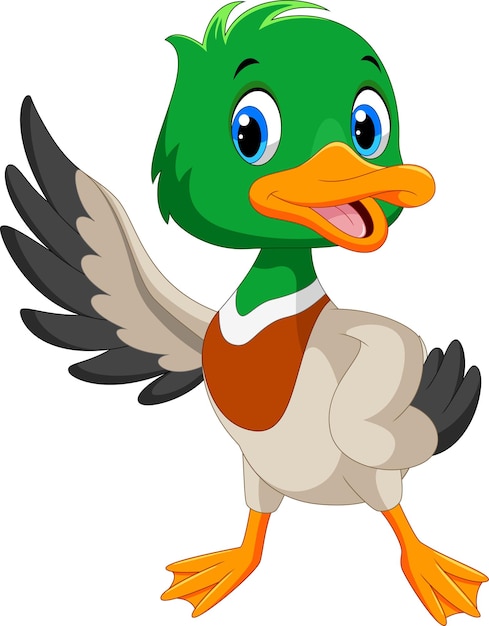 cute baby duck cartoon