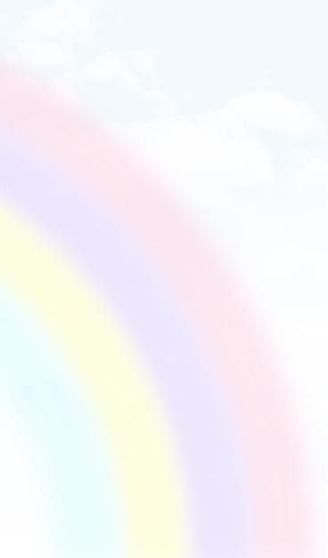 Vector cute background rainbow vector