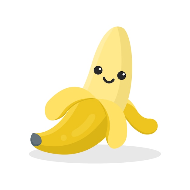 Cute Banana kawaii character