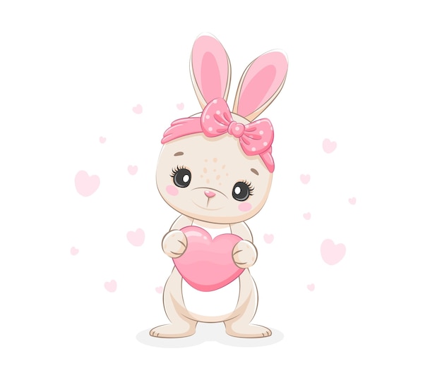 Cute banny Cartoon vector illustration