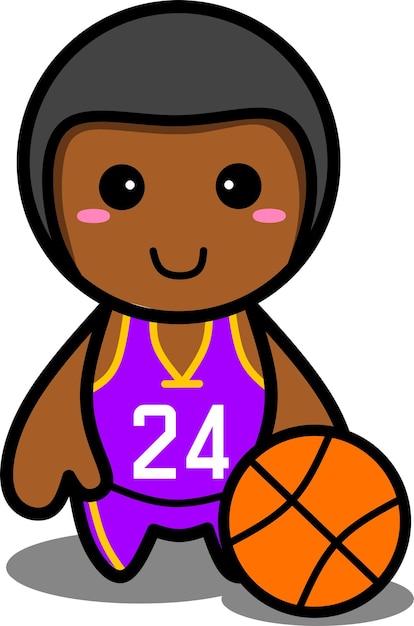 Cute Basketball Player Character