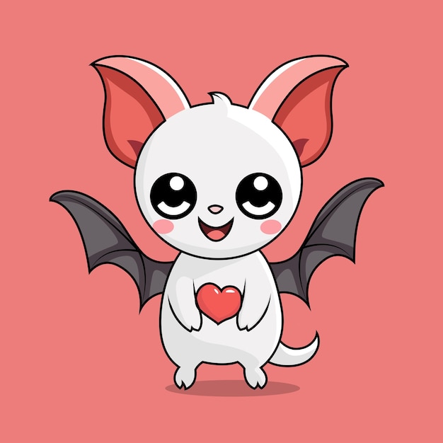 cute bats and love