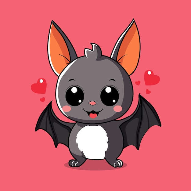 cute bats and love