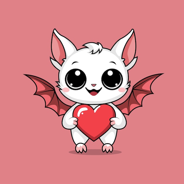 cute bats and love