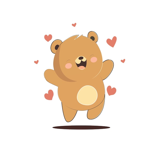 cute bear cute bear card poster