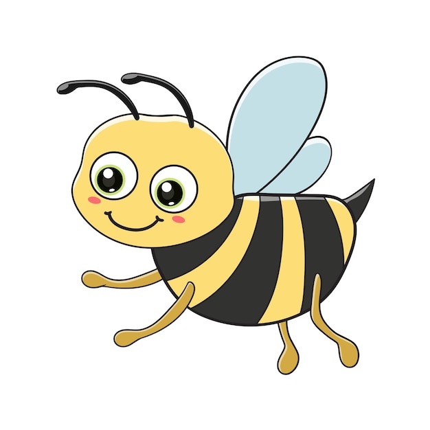 Cute bee cartoon