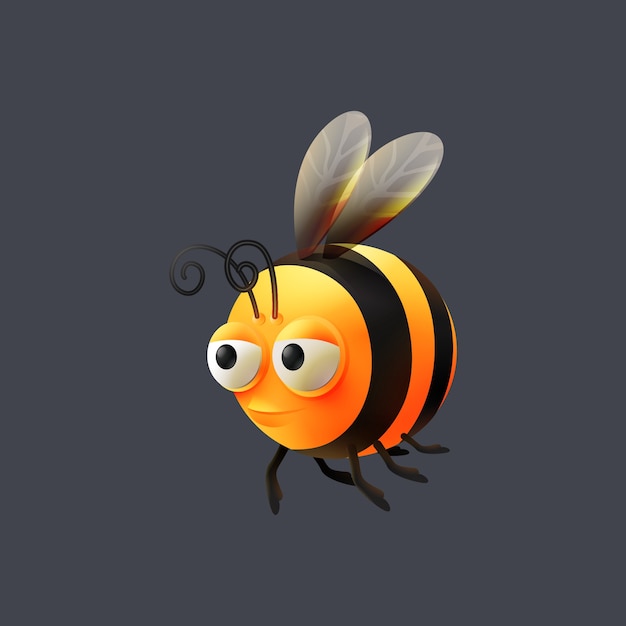 Cute Bee Illustration