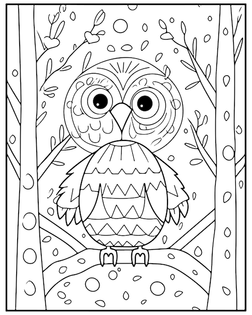 Cute Bird Coloring pages for Kids Bird Coloring Pages