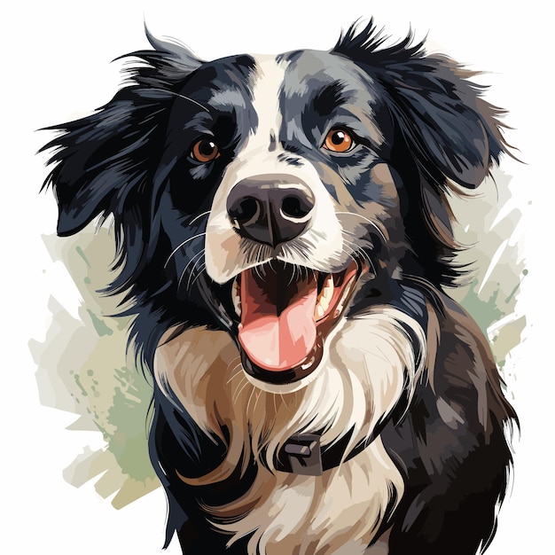 Cute Border collie Dog