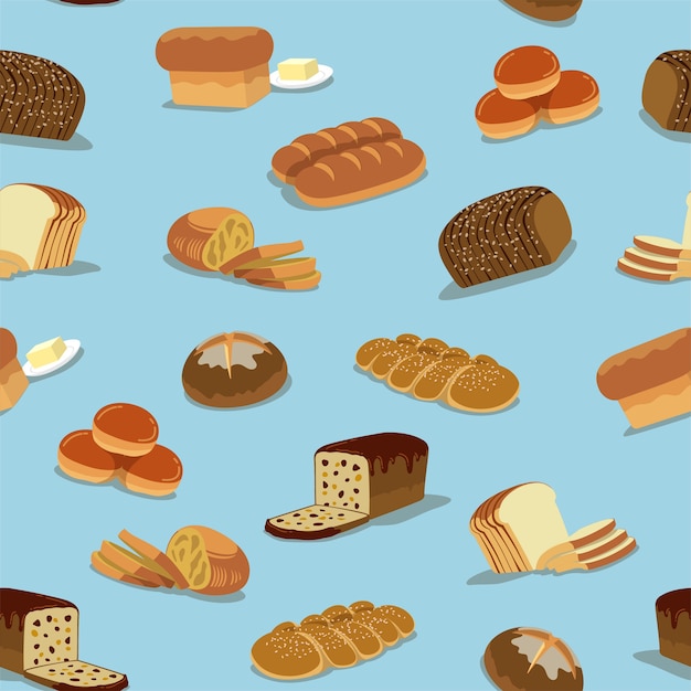 Cute Bread Pattern