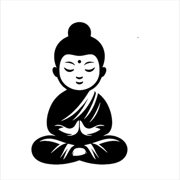 Cute Buddha Svg