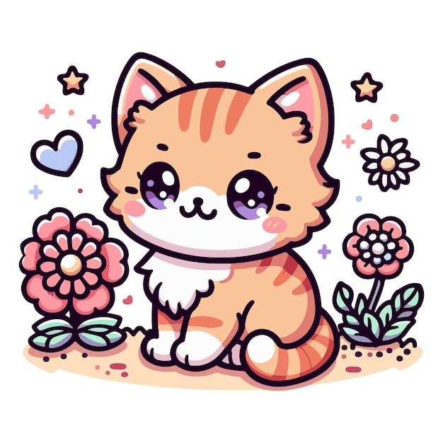 cute cartoon cat