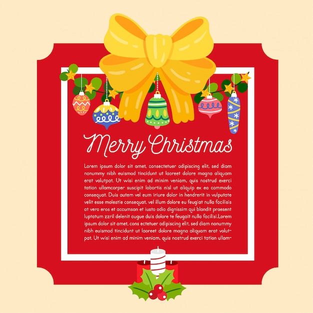 Cute Cartoon Christmas vector,Christmas banner.