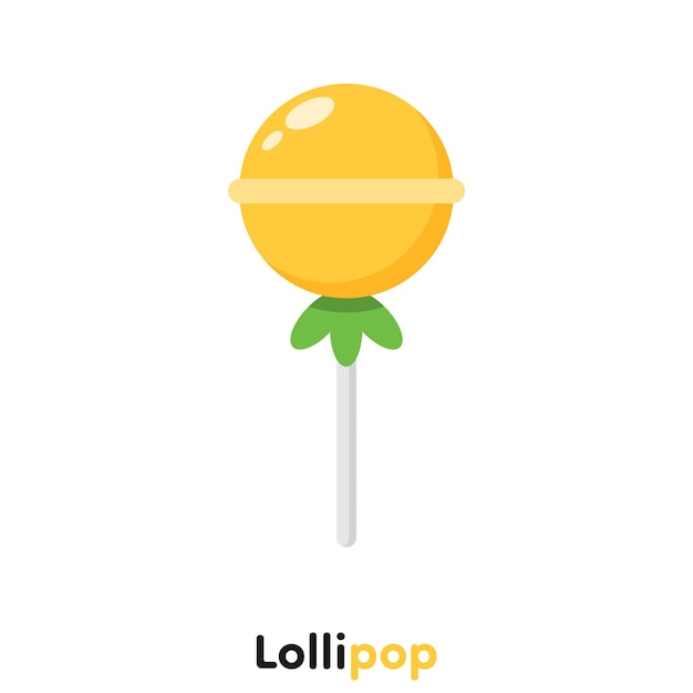 Cute cartoon lollipop