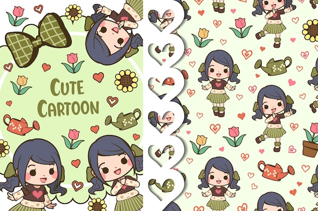 Cute cartoon pattern