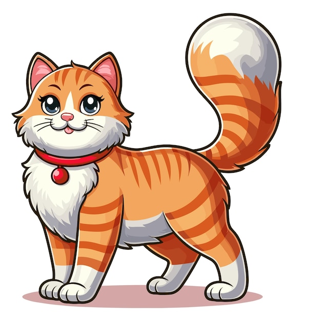 cute cat vector carton illustration style