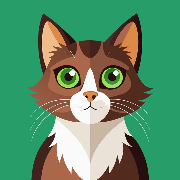 Cute Cat Vector Illustration