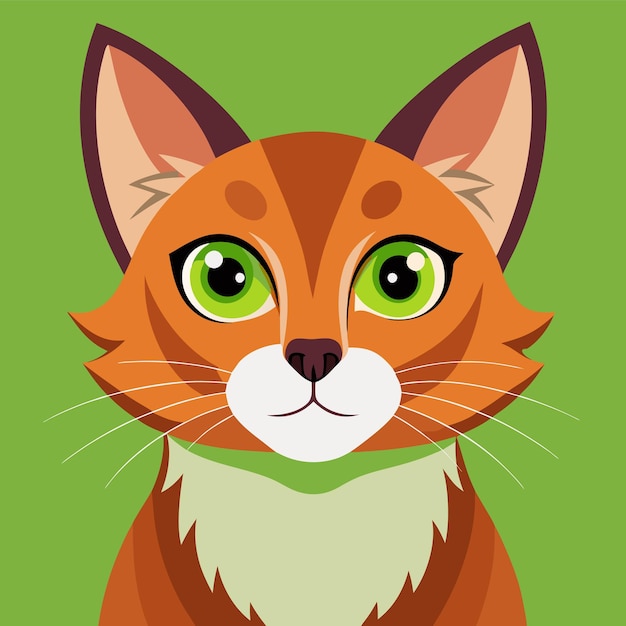 Cute Cat Vector Illustration