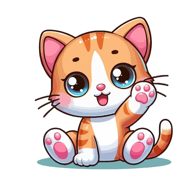 cute cat vector