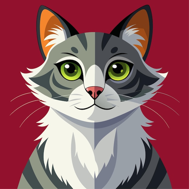 cute cat vector