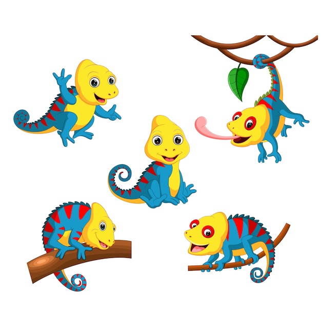 Cute Chameleon cartoon