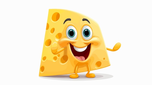 Cute Cheese Character Design Wallpaper Background