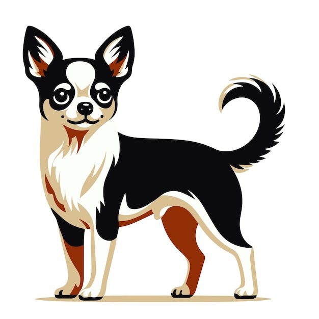 cute chihuahua vector design