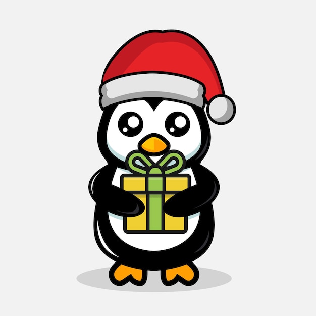 Cute Christmas mascot design illustration