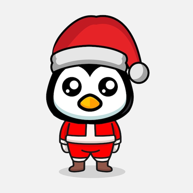 Cute Christmas mascot design illustration