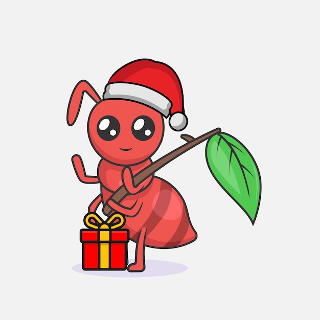 Cute Christmas mascot design illustration