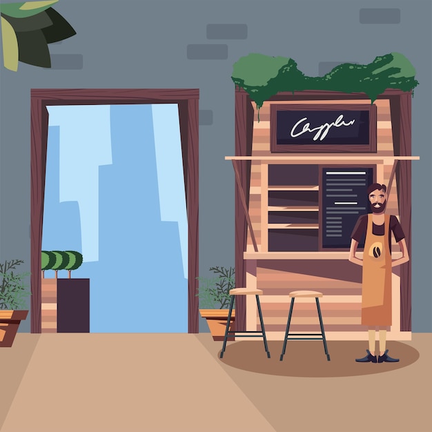 Cute coffee shop design