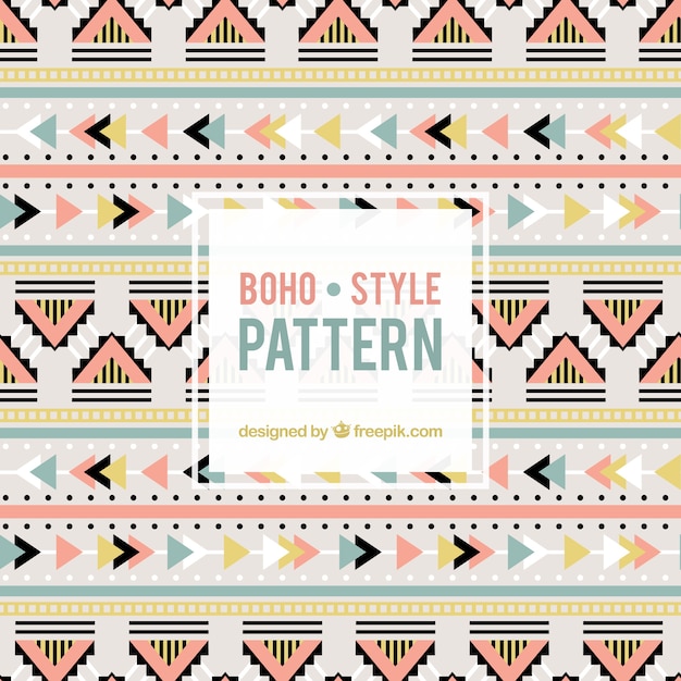 Cute colors boho pattern