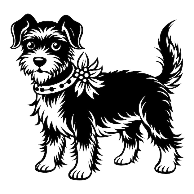 Vector cute complete peeking dogs breed face and peeking dogs complete breed plus cross breed