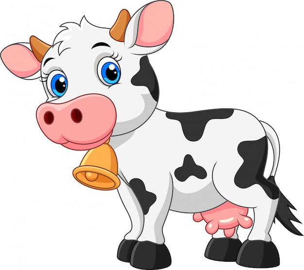 Cute cow cartoon