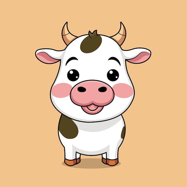 Cute cow with a sweet face