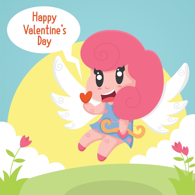 Cute Cupid Valentine's 02