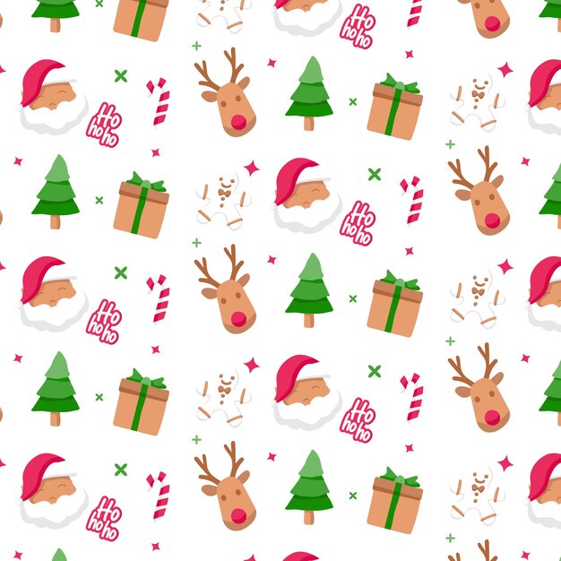 cute decoration christmas day pattern