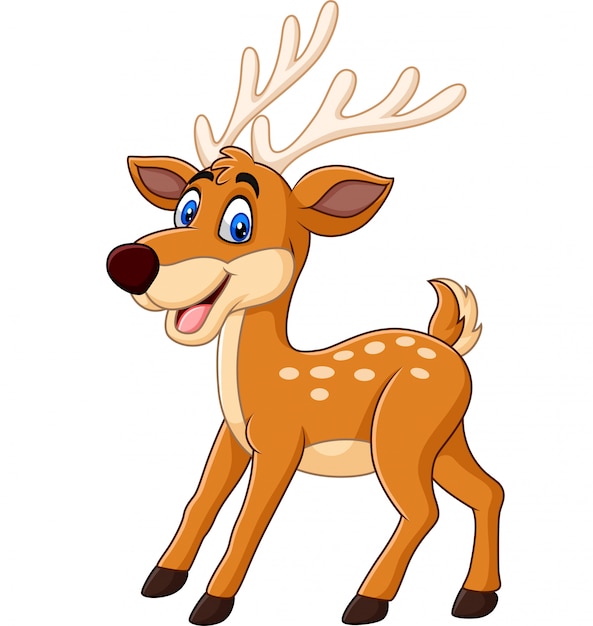 Cute deer cartoon