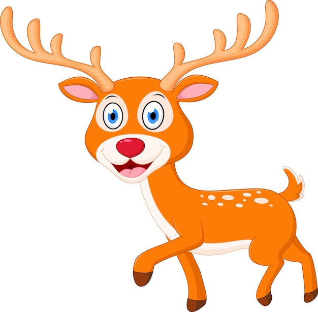 Cute deer cartoon