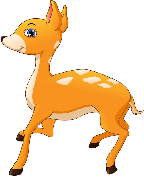 cute deer cartoon