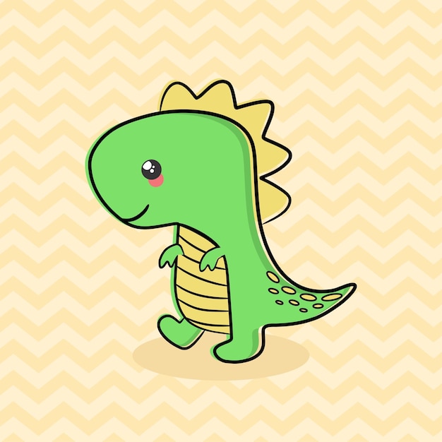 Cute dinosaur baby cartoon