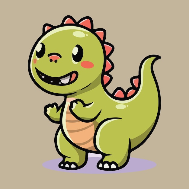 a cute dinosaur