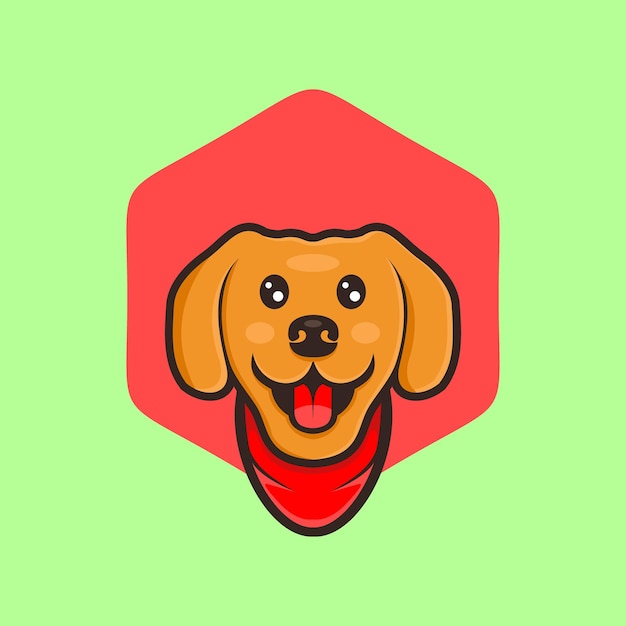 CUTE DOG CARTOON DESIGN VECTOR