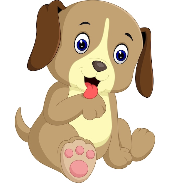 Cute dog cartoon