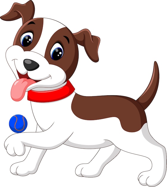 Cute dog cartoon