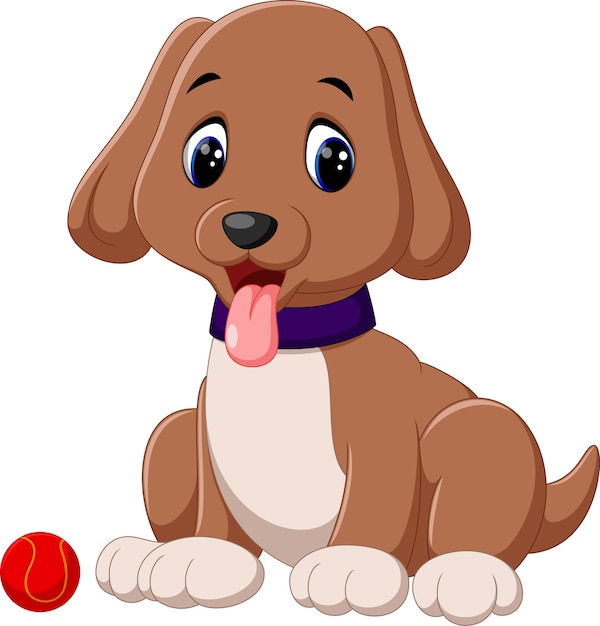 Cute dog cartoon