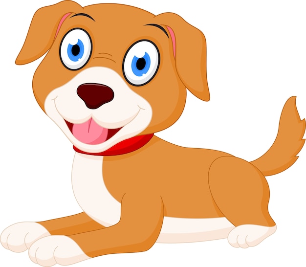 Cute dog cartoon