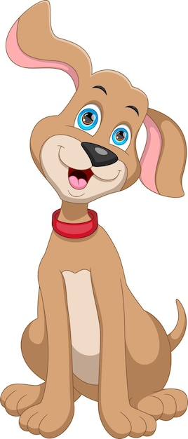 cute dog cartoon